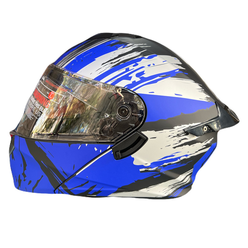 کلاه کاسکت چانه متحرک ام ای ۲ مدل blue 963