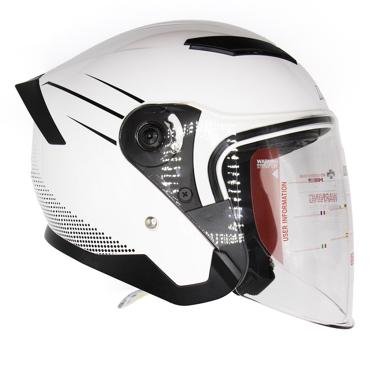 کلاه کاسکت بدون چانه ام ای ۲ مدل  white 952