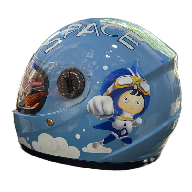 کلاه کاسکت بچه‌گانه مدل Ma2 Space Blue